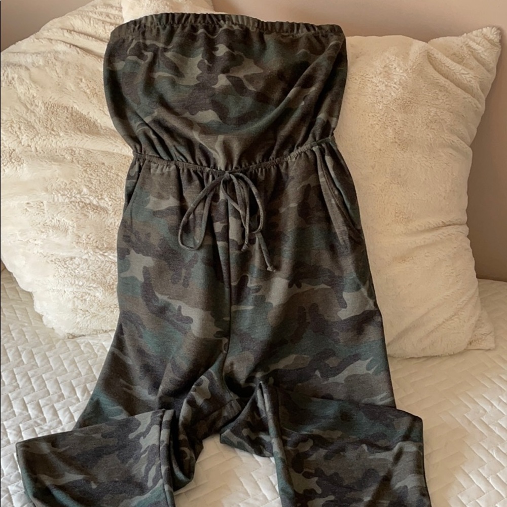 Fashion Nova Camouflage Jumpsuit